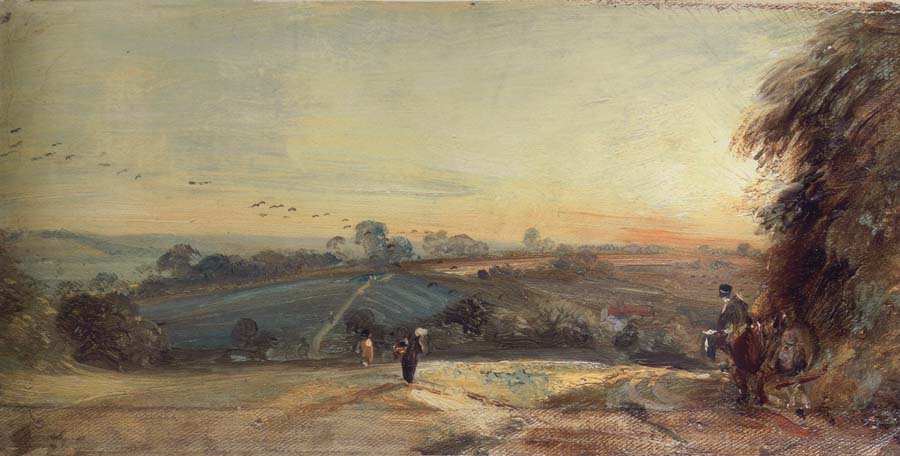 John Constable Autumnal sunset